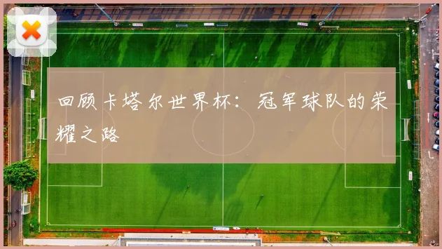 回顾卡塔尔世界杯:冠军球队的荣耀之路